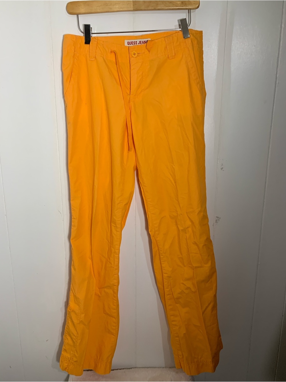 Womens Orange Guess Pants. Size 27